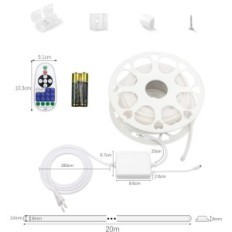 LED ταινία 4000K AliTove COB 20M 230V Λευκό φυσικό με πιλοτικό IR