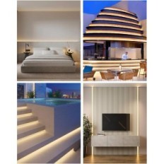 LED-nauha 4000K Alitove Cob 20m 230V valkoinen luonnollinen pilotti IR