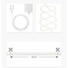 LED TAPE 4000K Aliteve COB 20m 230V White Natural z Pilot IR