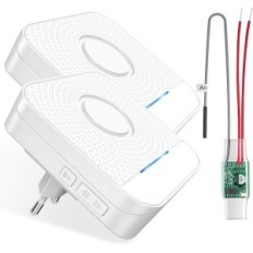 BITIBEND-Funkring-Sender, 2-Sockel-Empfänger, 3-24 V AC / DC