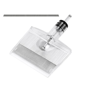 Cartucho de Tatuagem EL CARTEL V2 0.35 123M ShortTaper 5 Unid. — close-up da lâmina