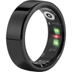 Smart Fitness Amovan Ring Maat 7 Zwarte Tracker Slee / Pomp / Zuurstof