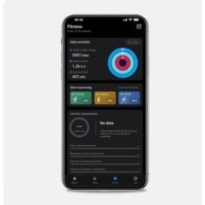 Smart Fitness Amovan Ring Veličina 7 Black Tracker Slee / Crpka / Kisik