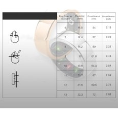 Smart fitness ring AMOVAN méret 7 fekete alvás / impulzus / oxigén nyomkövető