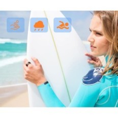 Smart pierścień fitness AMOVAN tracker kalorii pulsu/snu/tlenu wodoodporny