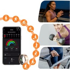Smart Fitness Ring Amovan Tracker Calorii Pump / Sung / Oxygen vodotěsný