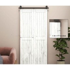 Deurfittingset 92 cm Bonikluba F03sts 2x43 cm Zwart T-wiel