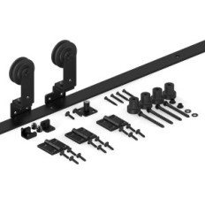 Gevouwen deurfitting 76,3 cm Bonikluba F25sts met 35 cm wielen