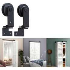 Conjunto de montagem de porta dobrada 76.3 cm Bonikluba F25sts com rodas de 35 cm