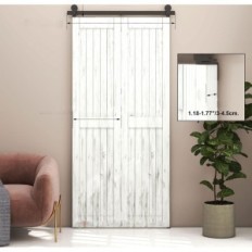 Πτυσσόμενο σύνολο πόρτας 76.3 cm bonikluba f25sts με τροχούς 35 cm