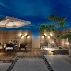 Set 8 Lampada K-Bright GW-A310 LED 12W IP65 3000K, Nero Nessun set