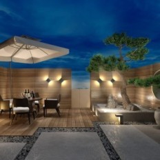 Set 8 Lampada K-Bright GW-A310 LED 12W IP65 3000K, Nero Nessun set