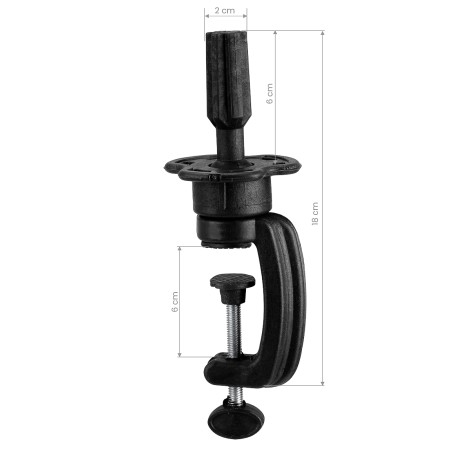 Suporte Universal para Cabeça de Cabeleireiro ACTIVESHOP — vista lateral