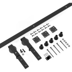 Kit for dør Qinaixqm glidende og folding 91 cm, ingen sett