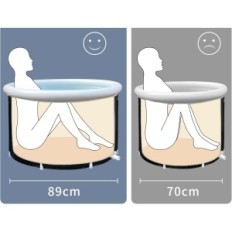 Taitettava jäävuori B & Y 8213 89 × 55 cm Ice Bath Bathtub