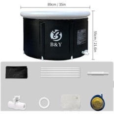 Taitettava jäävuori B & Y 8213 89 × 55 cm Ice Bath Bathtub