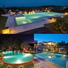 LED liderou Lllmle R-PL34-CD35W para uma piscina 35W, IP68, 6000K, no. Conjunto