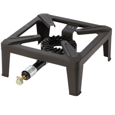 Βιομηχανική κουζίνα αερίου Mega Zeus 7kw 40x40cm