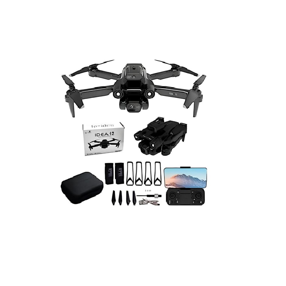 DRON IDEA 12 MET HD CAMERA Instelbare RC FPV WIFI vouwen niet een set