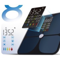 Digital Bluetooth Lepulse FI2016LB Vægt med BMI Analysis Udstilling