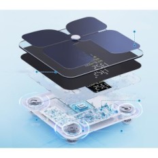 Digitální Bluetooth Lepulse Fi2016LB Hmotnost s výstavou analýzy BMI