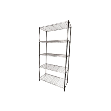 Estantes de alambre regulados de almacén plegable - 5 placa - Hendi 812204