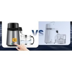 Kasutatud Hanchen vee destilleerija, 304 roostevabast terasest, 750 W, 4 l, tumehall