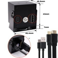 Cámara USB 4K ELP-USB4KCAM01H-H120 con lente HDMI 120 ° ZOOM X2