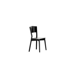 Silla de roble moderno usado para comedor, 1 PC, negro, sala de estar, comedor, cocina y cafés