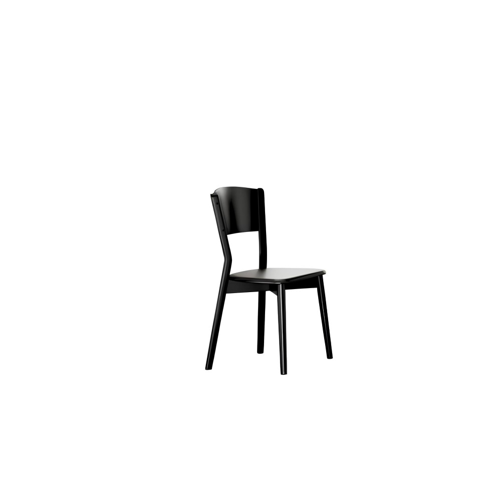 Used modern oak chair for dining room, 1 pcs, black, living room, dining room, kitchen and cafes