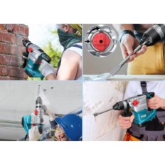 Drill ENEAcro SDS-PLUS usato, 1500 W e 7 J, 4 funzioni, blu