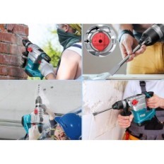 Usado ENACRO SDS-PLUS Drill, 1500 W e 7 J, 4 funções, azul