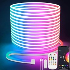 LED Neon RGB 24V lammo pvcrgb20m-de lammo pvcrgb20m-de synkronoi sovellus musiikilla