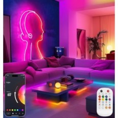 LED Neon RGB 24V LAMOMO PVCRGB20M-de Lamomo PVCRGB20M-de Sync app muusikaga