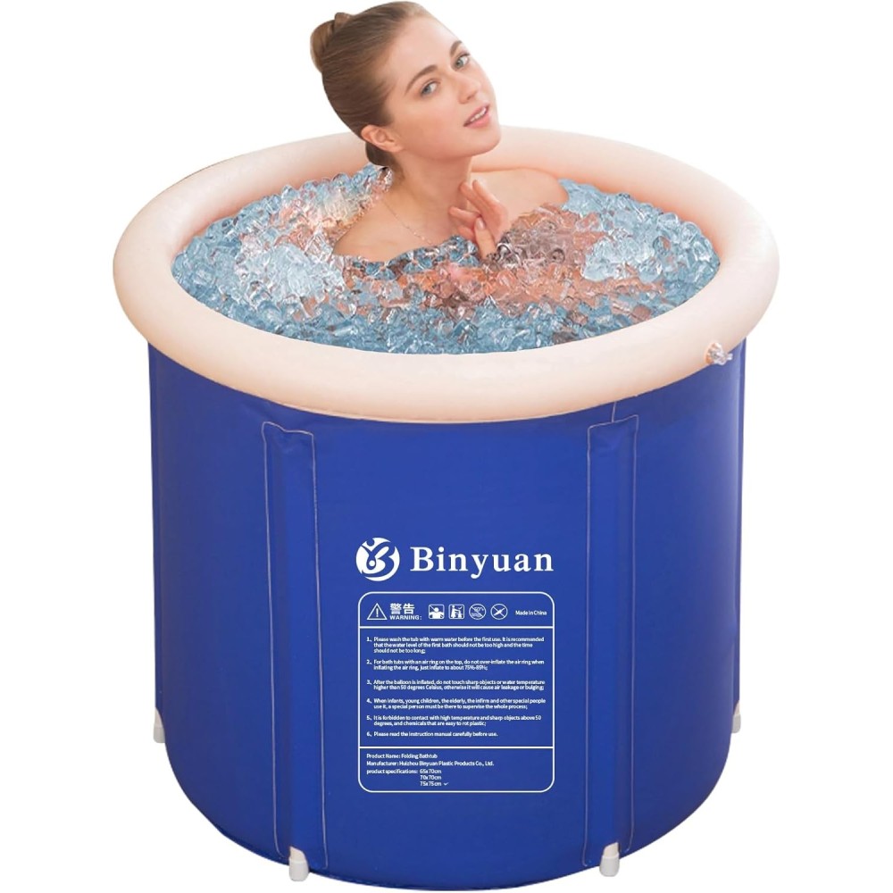 Badewanne für Hydrotherapie B & Y 75x75cm Tragbarer faltbarer Erwachsener