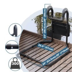 Begagnade Barrier för Ewigold EW2-säng för seniorer, med justerbart handtag