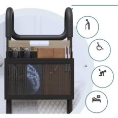 Used barrier for EWigold EW2 bed for seniors, with adjustable handle