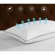 DWR 40X80 DOWN puter (2 stk.) 3 Kamre av fluff og drikkevarer bomull Eko