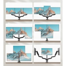 Gebruikte handvat voor Ergear EgtS5B desktopmonitor tot 3 schermen van 13-27 '', tot 8 kg