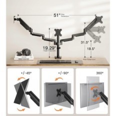 Used handle for ERGEAR EGTS5B desktop monitor up to 3 screens from 13-27 '', up to 8kg