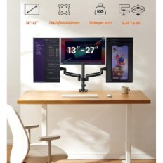 Brukt håndtak for Ergear EGTS5B Desktop Monitor opptil 3 skjermer fra 13-27 '', opptil 8 kg