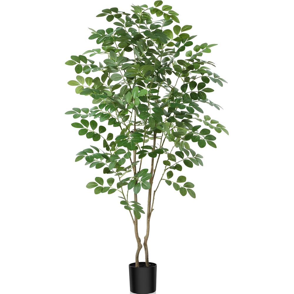 Umělá Moringa Tree Caseila 120 cm rostlina v hrnci pro interiérové dekorace