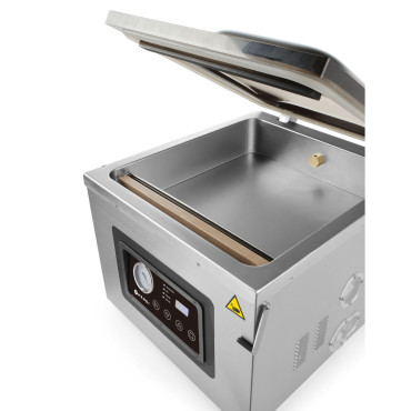 Máquina de embalagem de vácuo comporic com bomba de óleo 410mm 1000w Profi linha 410 Hendi 201442