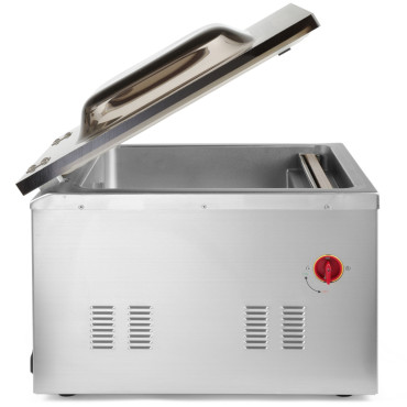 Máquina de embalagem de vácuo comporic com bomba de óleo 410mm 1000w Profi linha 410 Hendi 201442