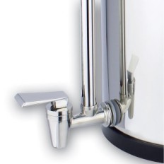 Beschädigt / gebraucht Newton 12L Wasserfiltrationssystem Edelstahl-Fluor- und Steinfilter aus Edelstahl (x2) mit dem TAP