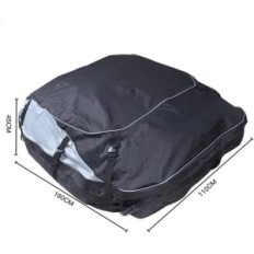Bagażnik dachowy 160x110x45 cm wodoodporna torba dachowa 600D do auta SUV vana składana
