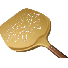 Pelle à pizza en aluminium perforée Sole Mio 330x1700mm Lilly Codroipo Hendi 617830