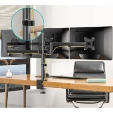 UŻYWANY Uchwyt WALI M003S do monitorów 3x24" czarny 7kg NIE ZESTAW