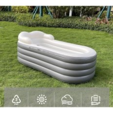 Baignoire portable usé XL XL avec couvercle et pompe 168 × 76 × 68 cm