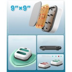 Pressa termica Mefine 22,8x22,8 cm con timer e spegnimento automatico